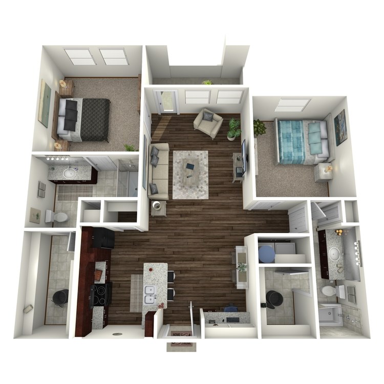 Floor plan image of B2