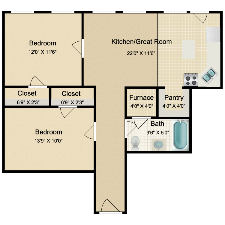 Floor plan image of OT2