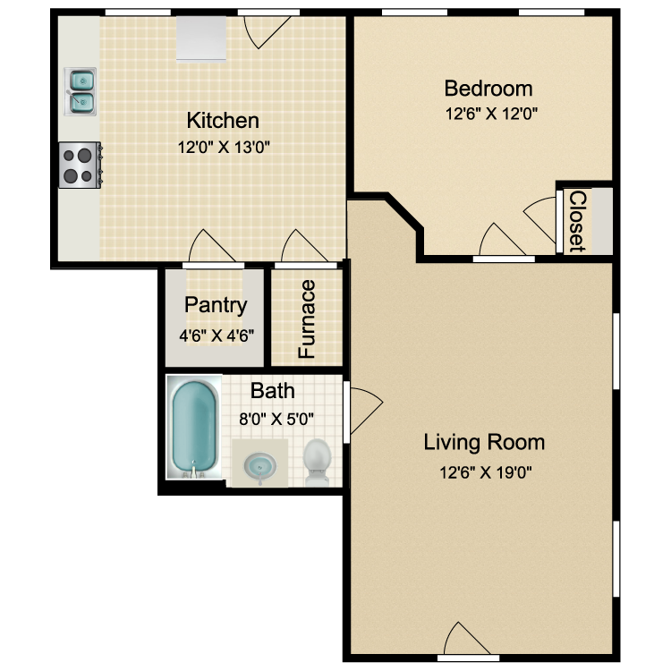 Floor plan image of OT6