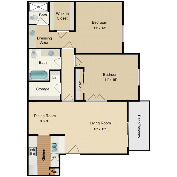 Floor plan image of Innsbruck