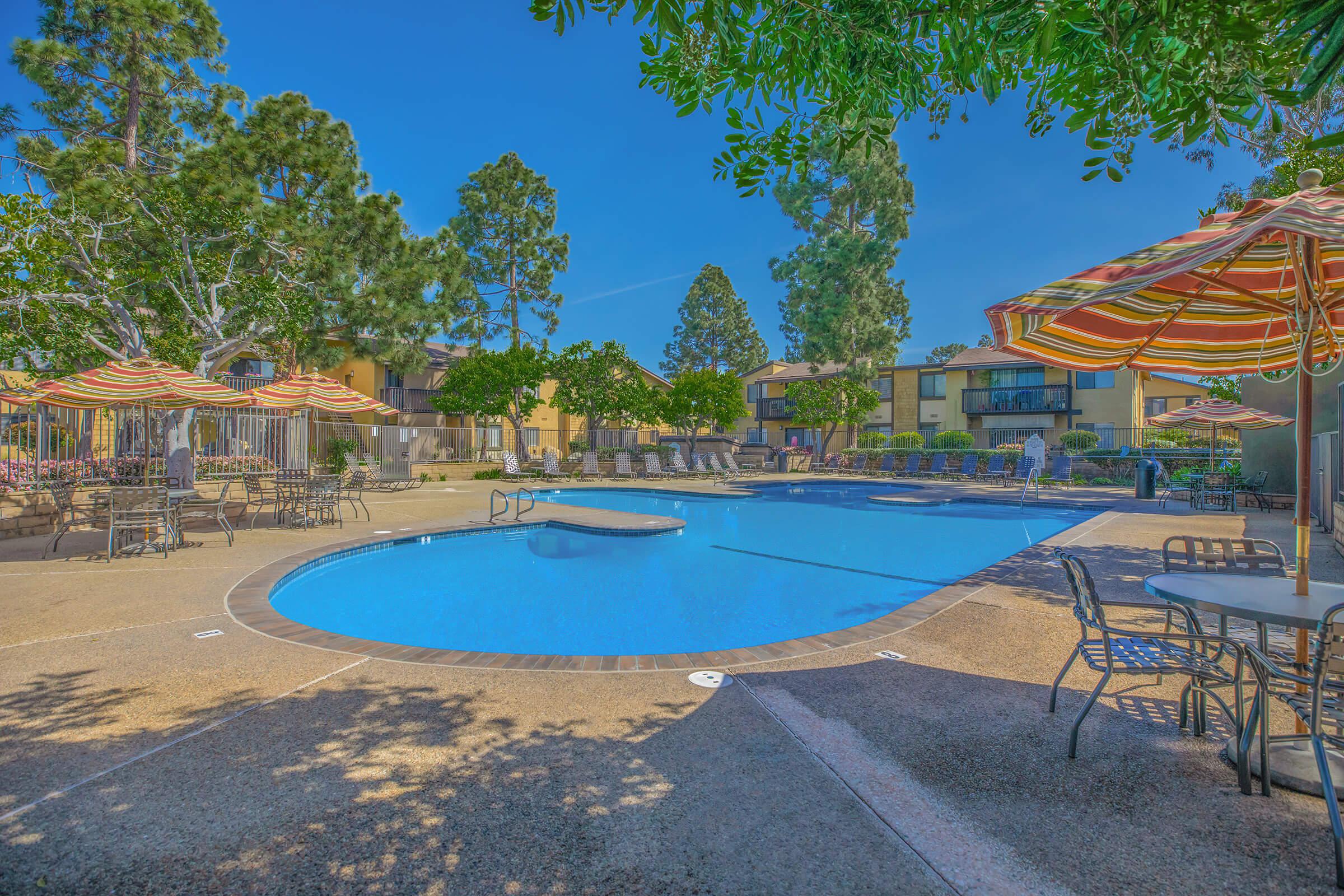 Pinecreek Village Apartments community pool