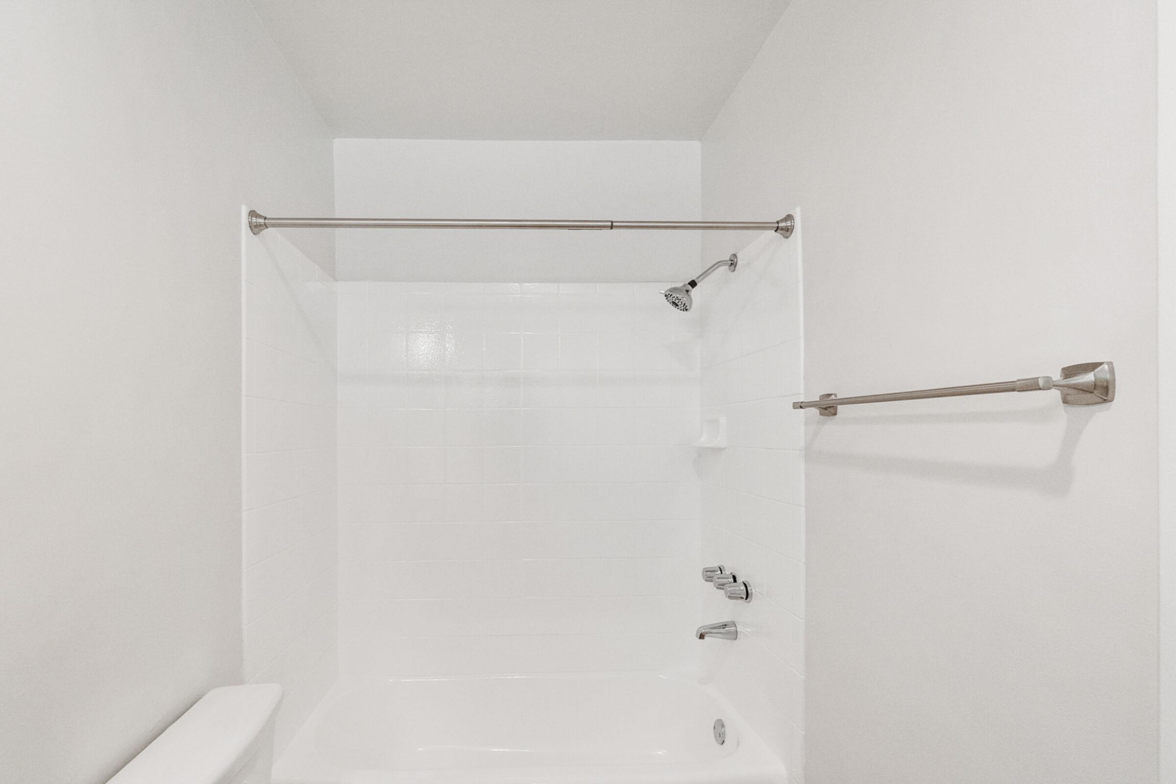 a close up of a shower in a room