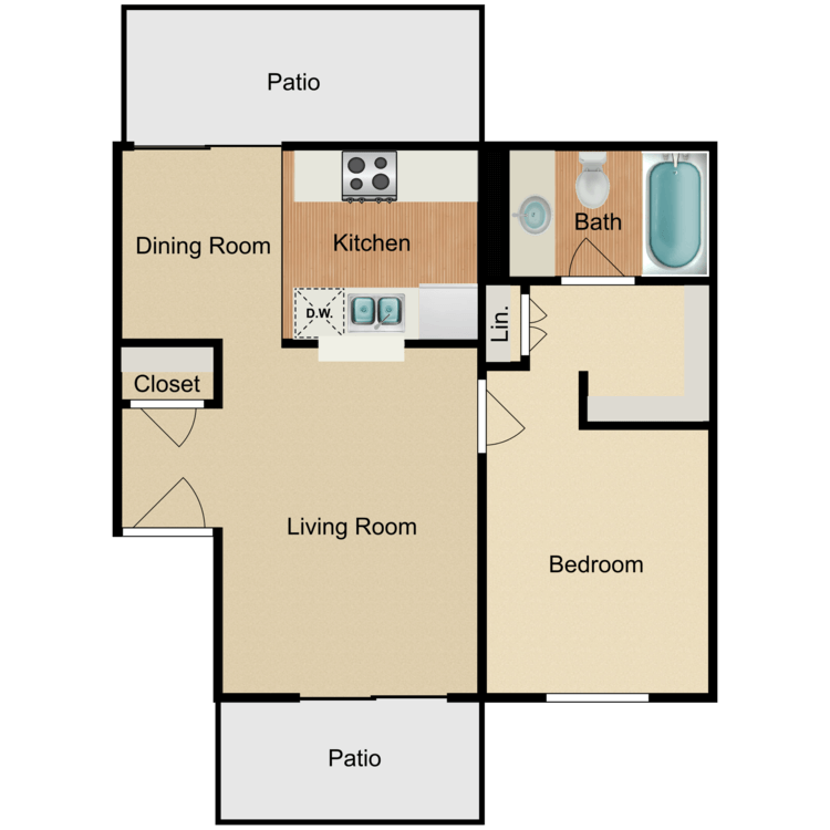 Floor plan image of Plan 1
