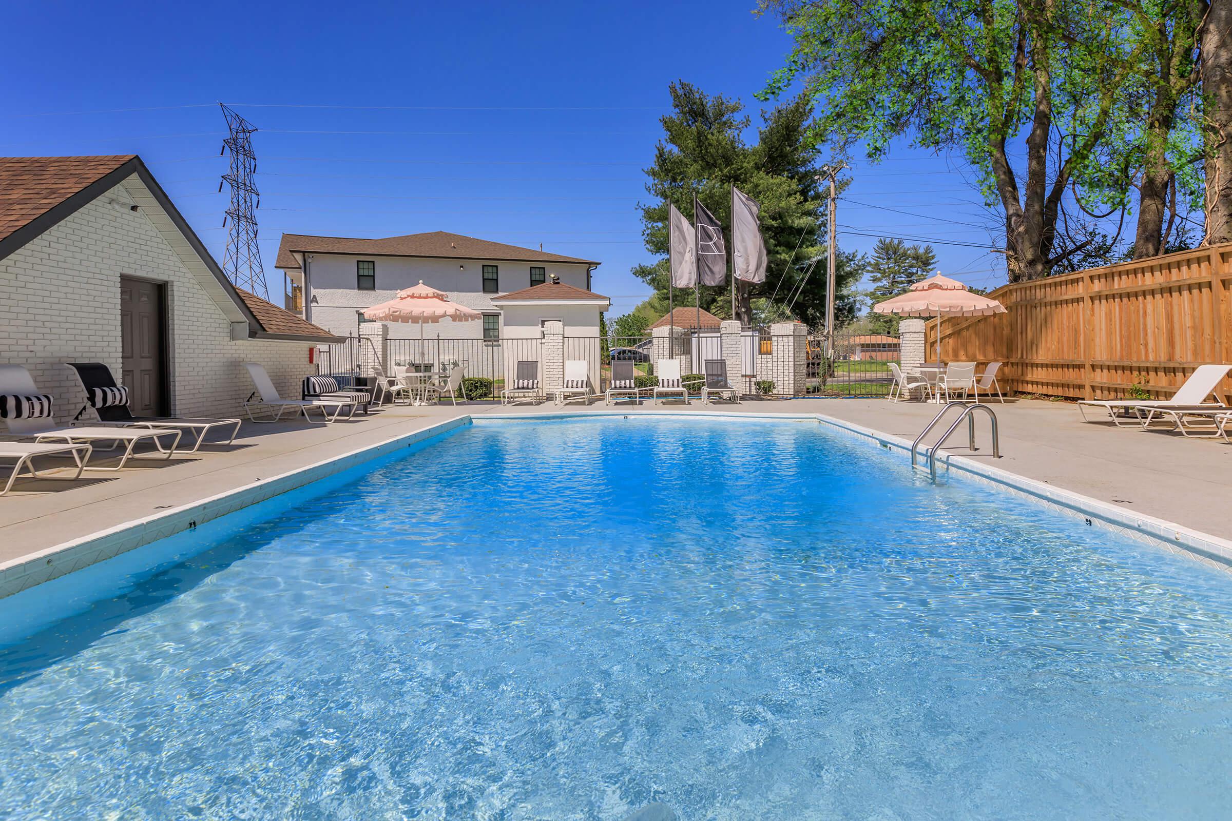 Crystal clear and well-maintained pool in Murfreesboro, TX