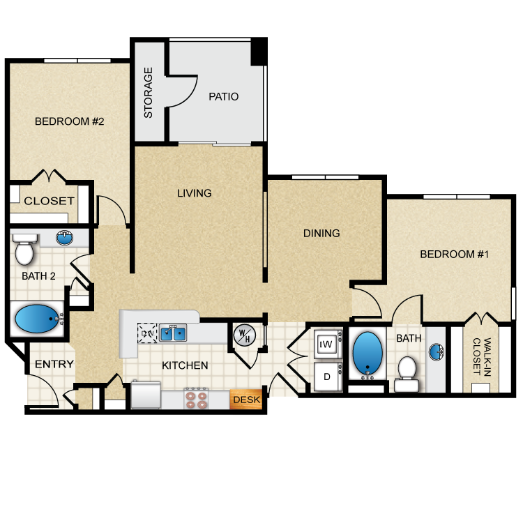 Floor plan image of Dalton