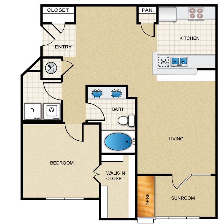 Floor plan image of Gaston
