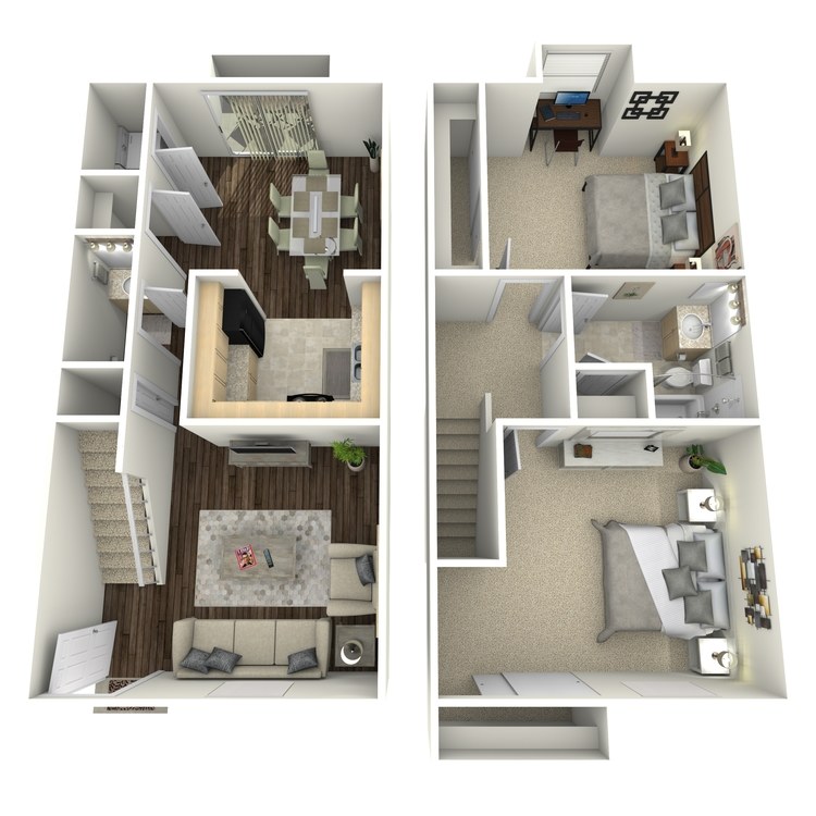 Floor plan image of Sunflower Townhome