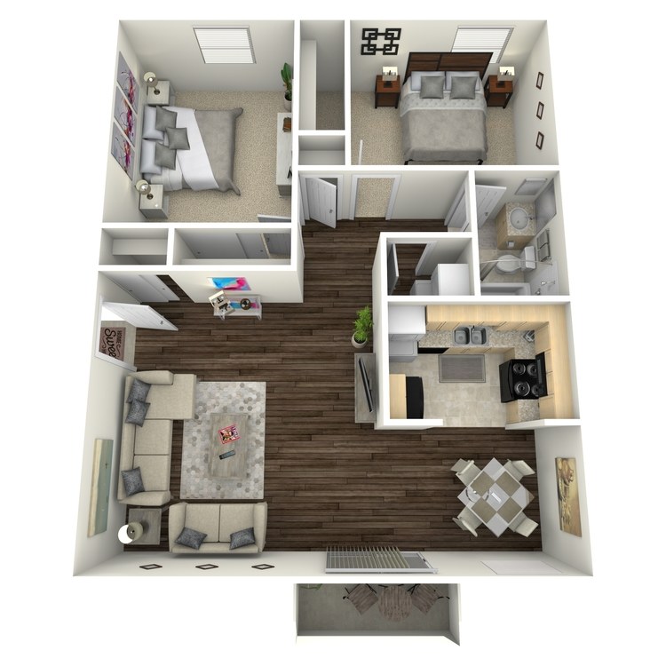 Floor plan image of Blue Bonnet I