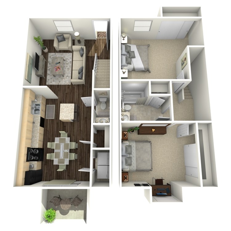 Floor plan image of Morning Glory Townhome