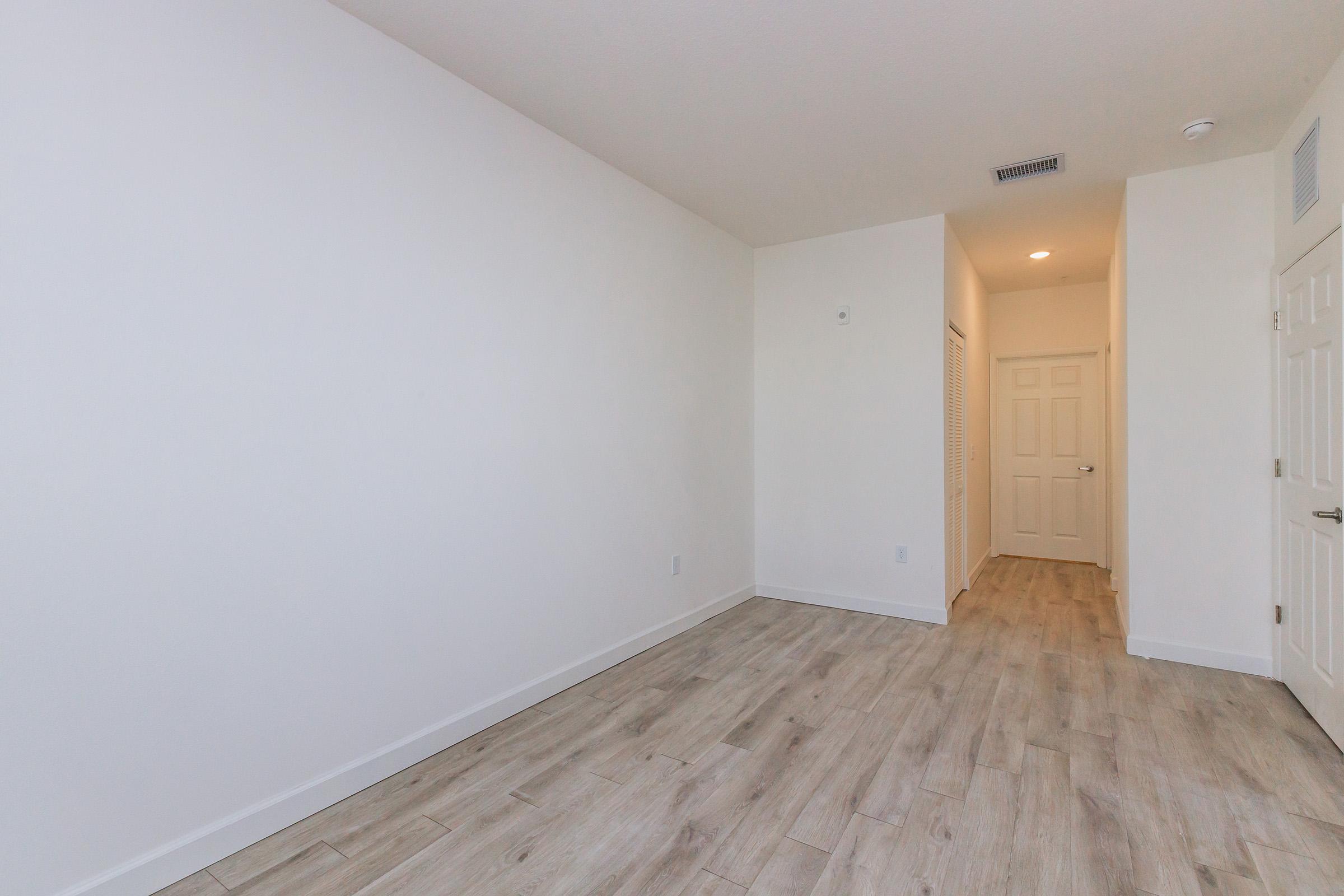 a room with a wooden floor