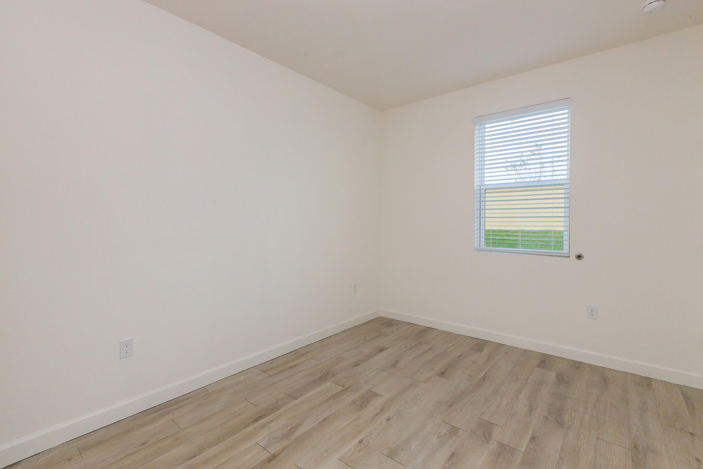 a room with a wooden floor