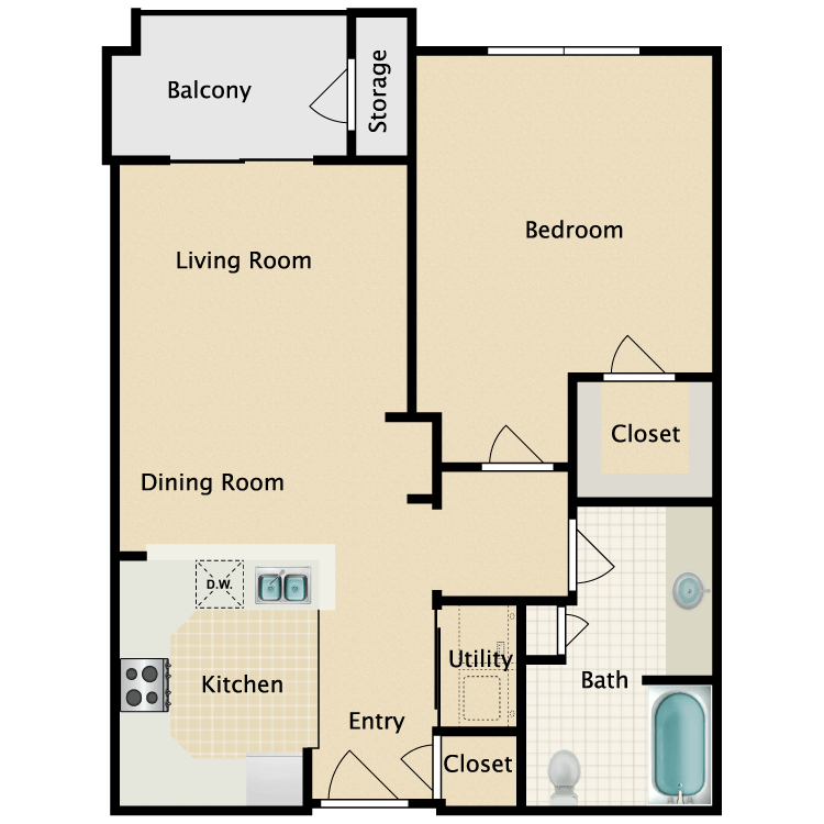 Floor plan image of A2