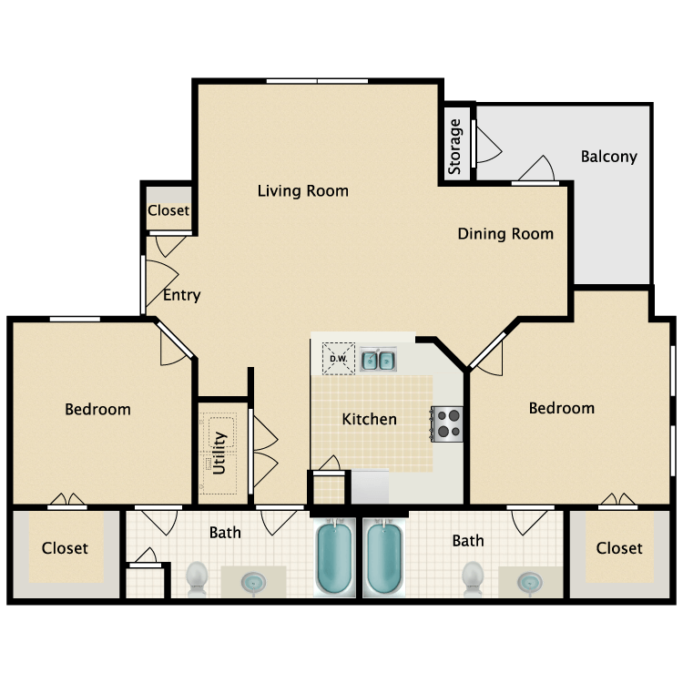 Floor plan image of B3