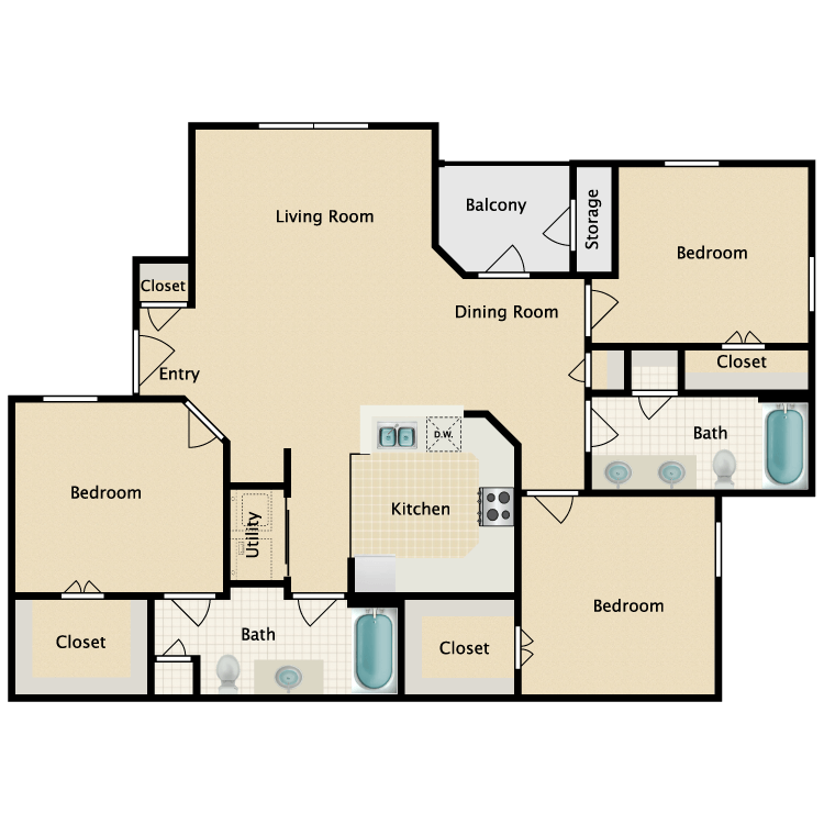 Floor plan image of C2