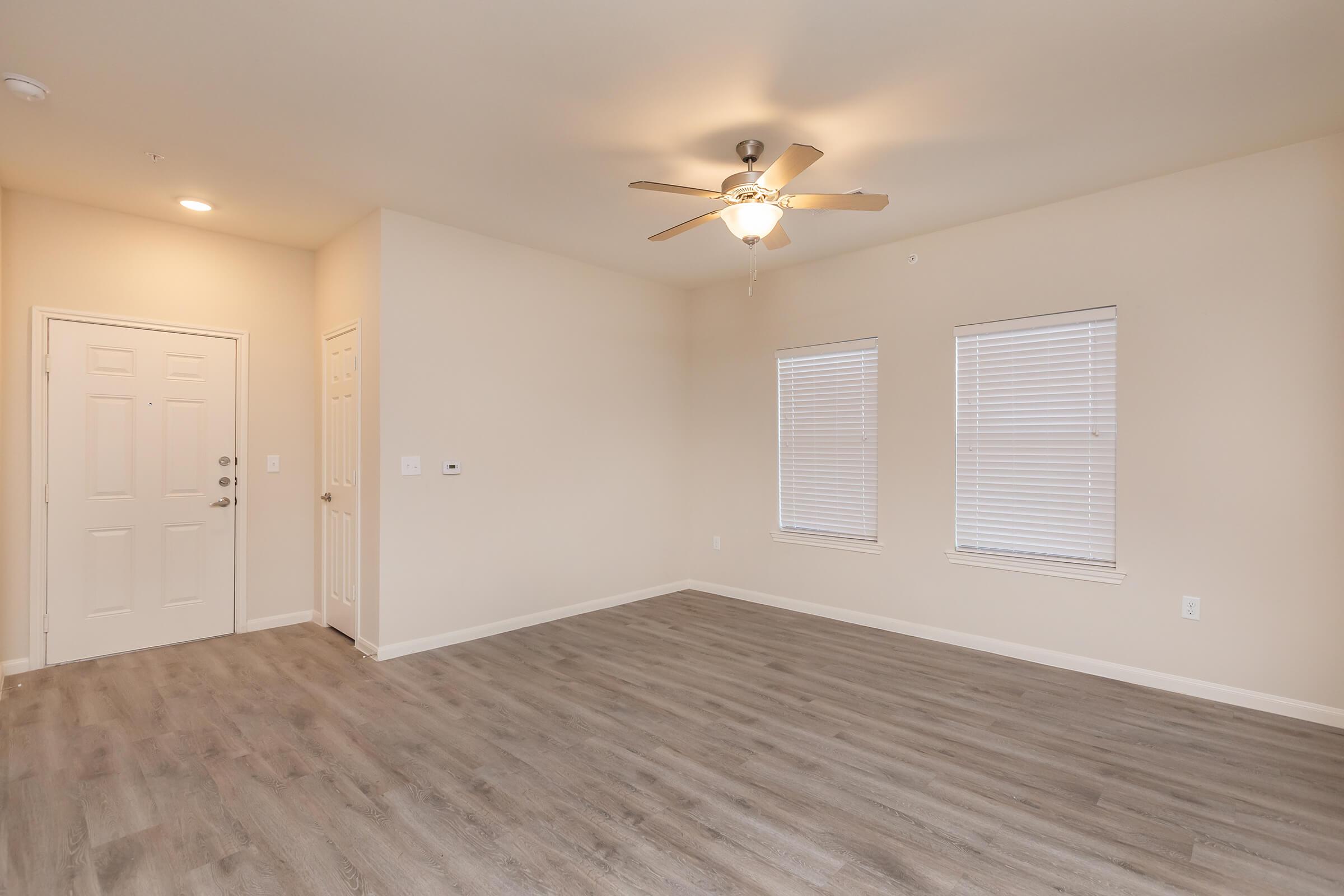 a room with a wooden floor