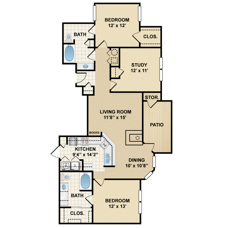 Floor plan image of Somerset