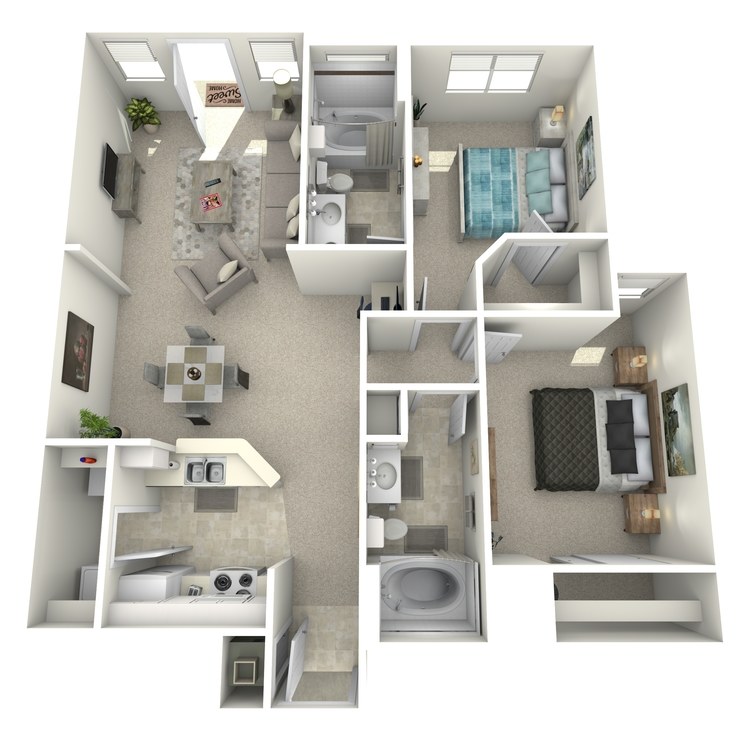Floor plan image of Cezanne - Lower