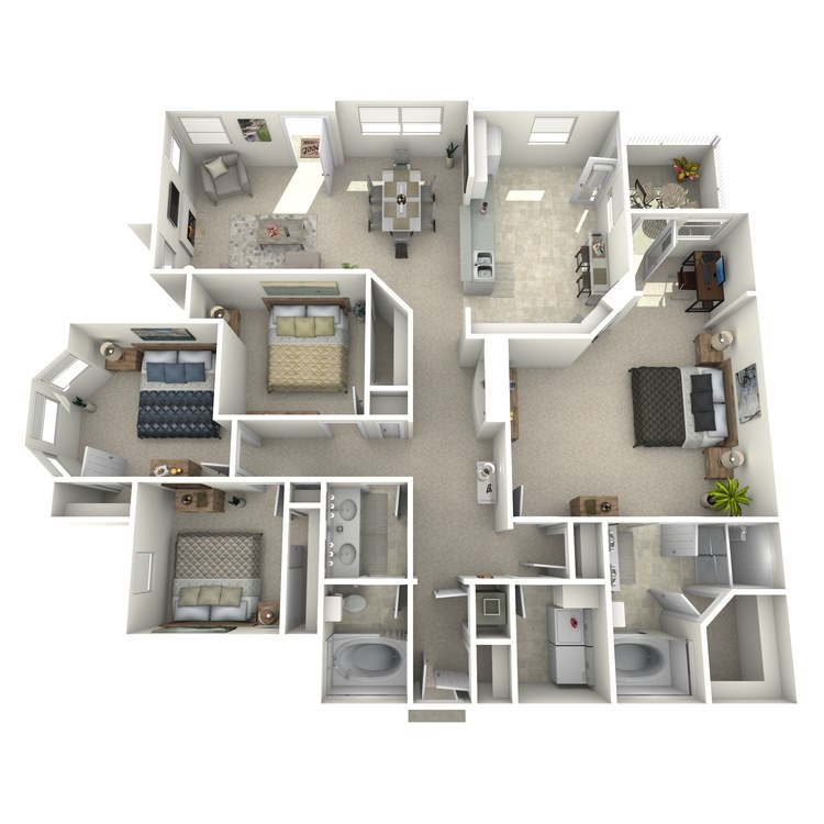 Floor plan image of Van Gogh - Lower