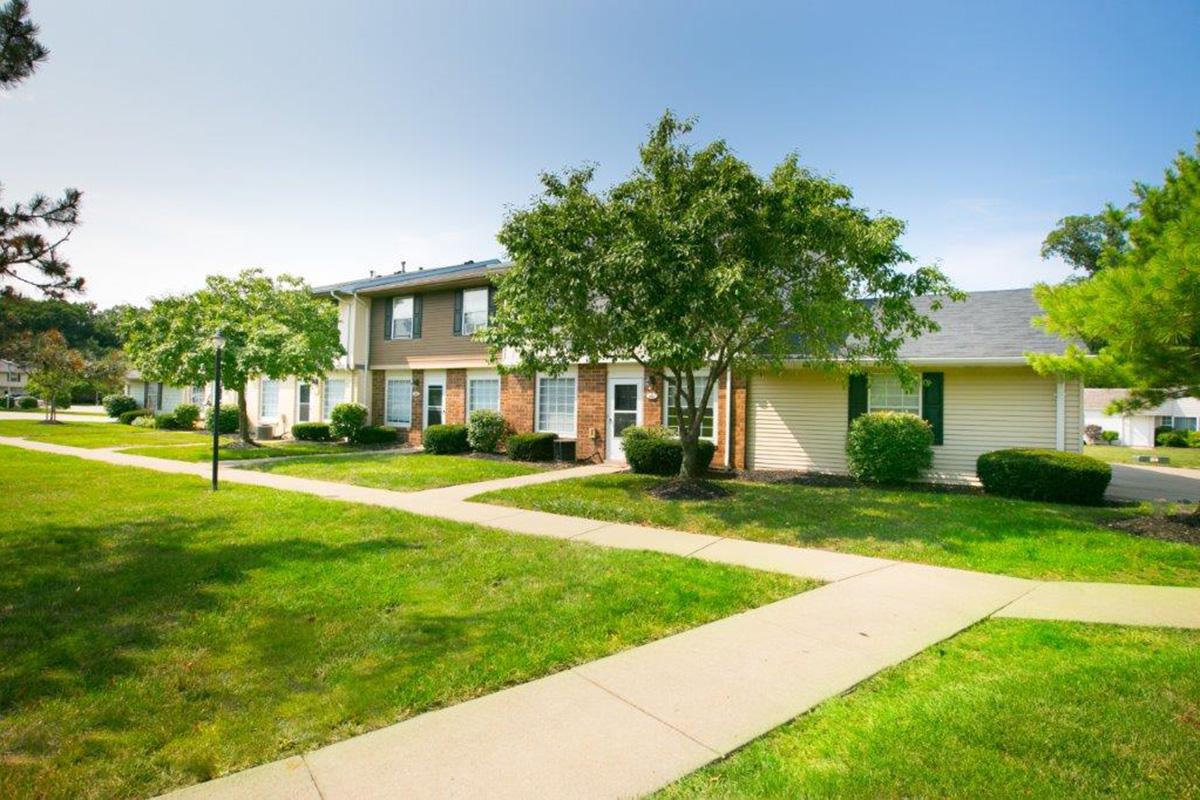 a large lawn in front of a house