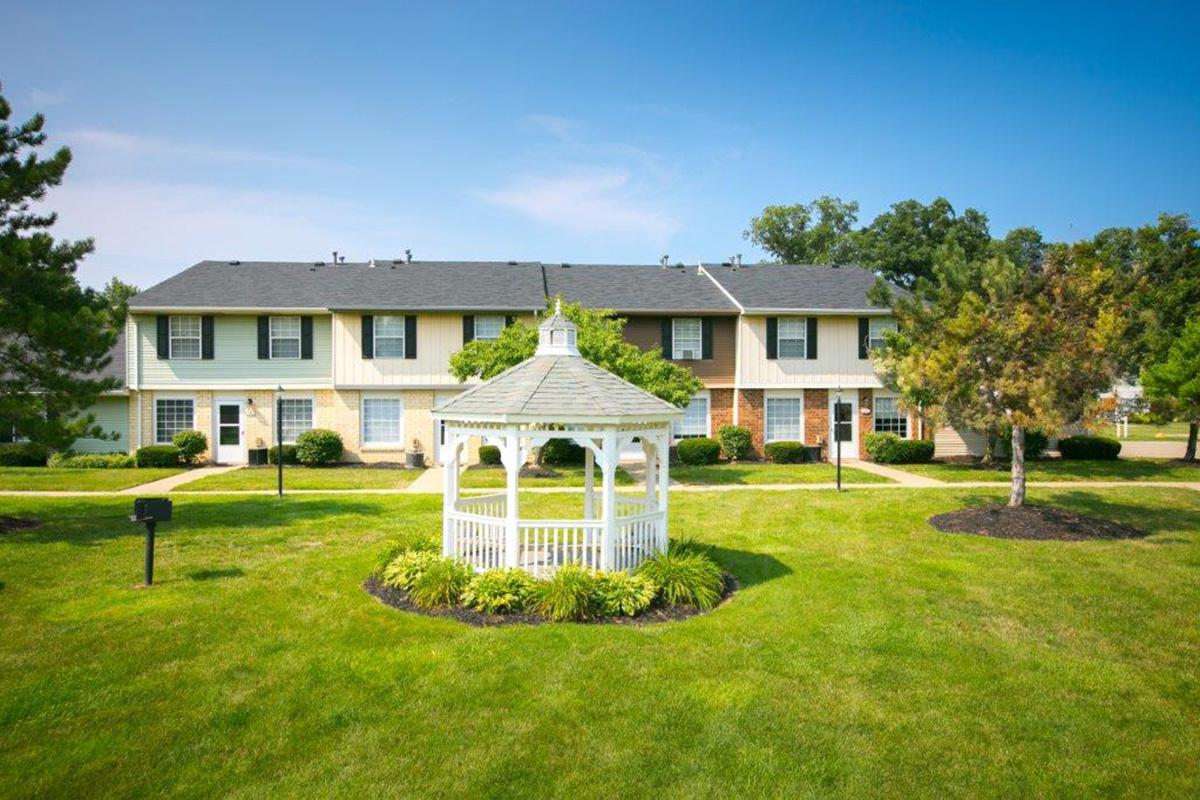 a large lawn in front of a house