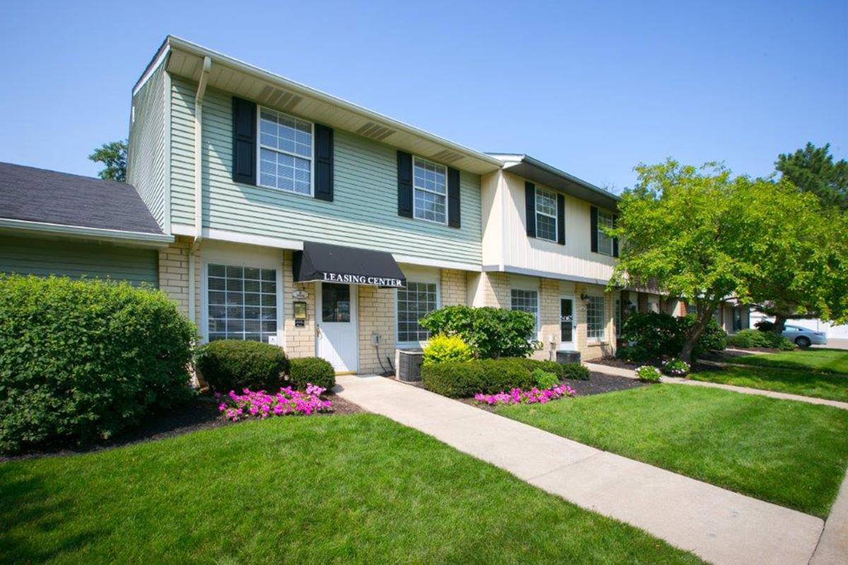 a large lawn in front of a house