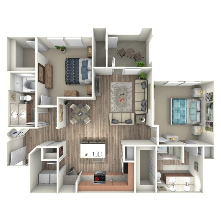 Floor plan image of B2