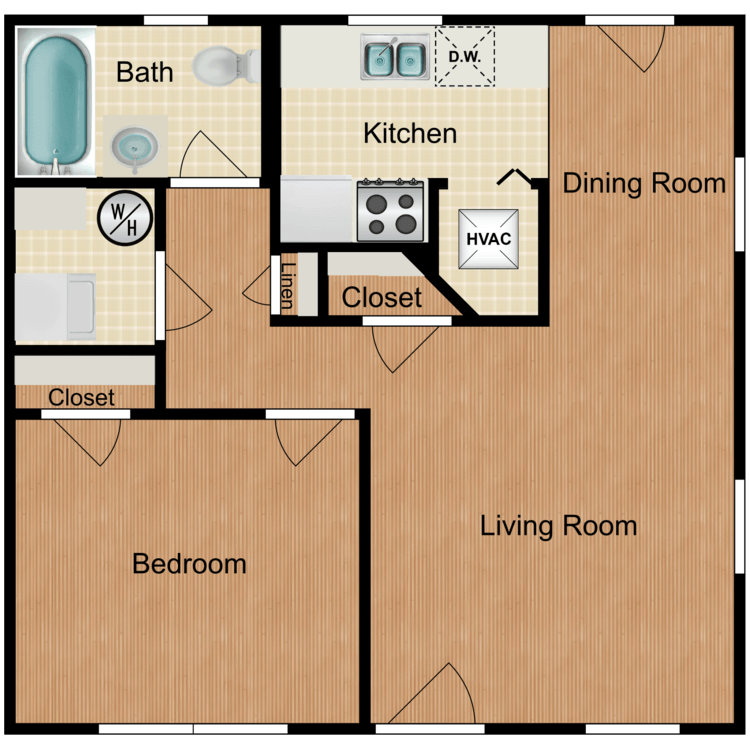Floor plan image of A2
