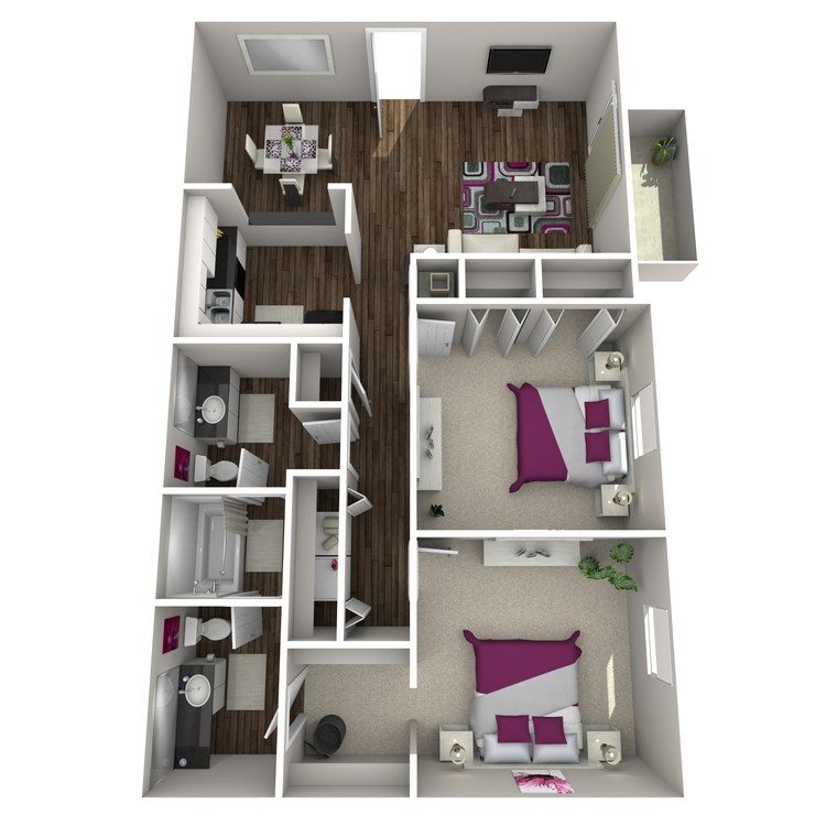 Floor plan image of Bamboo