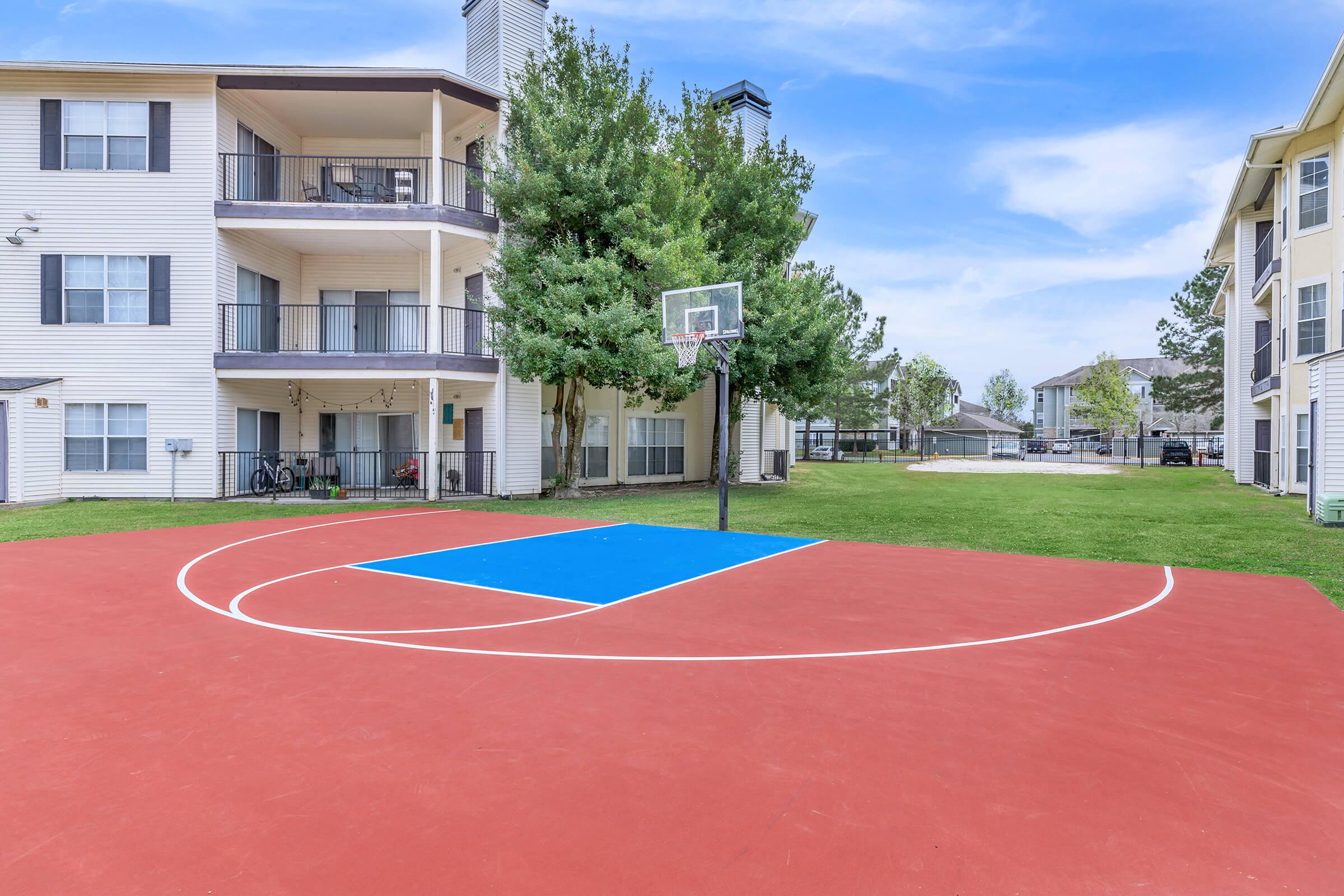 a basketball court