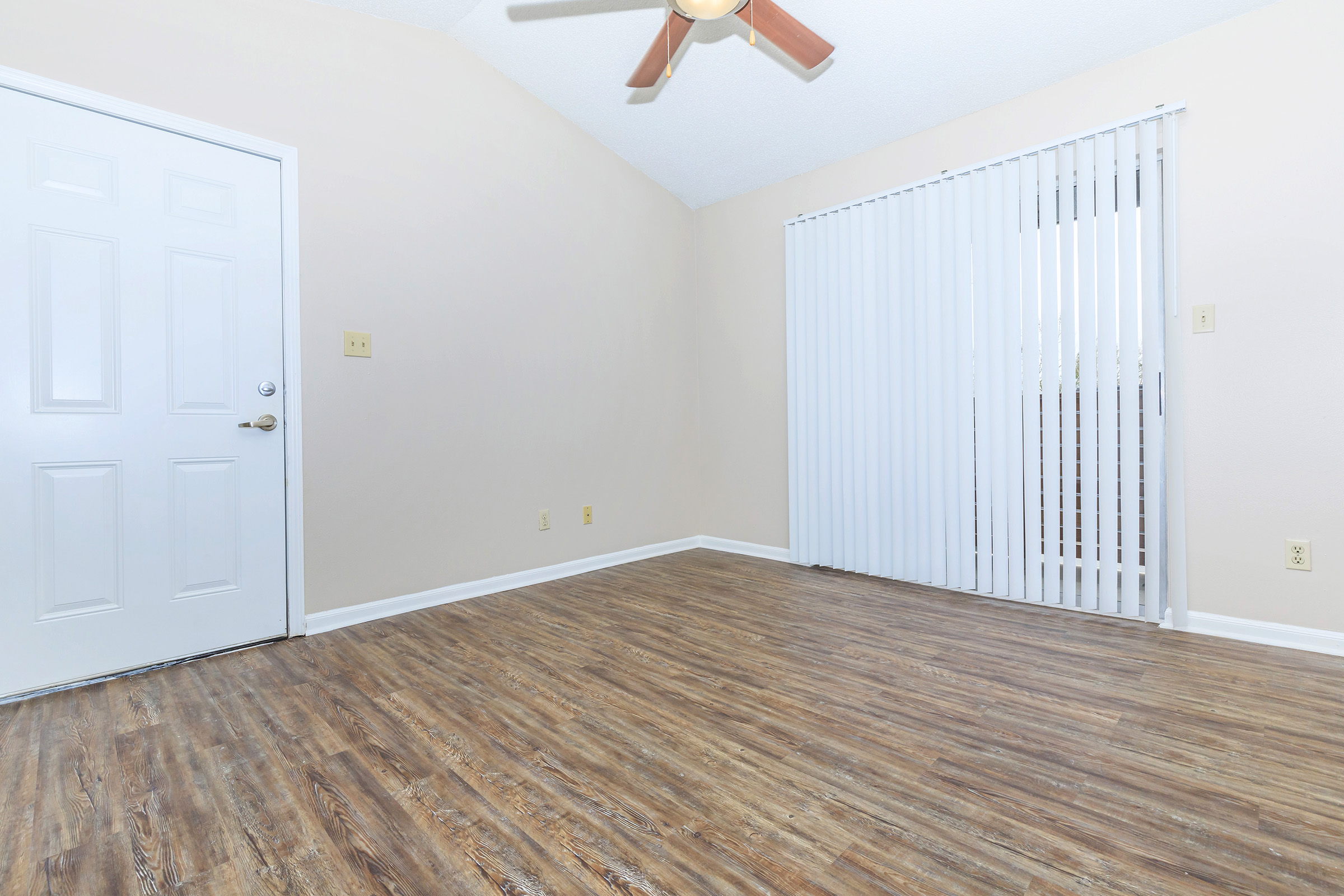 a room with a wooden floor