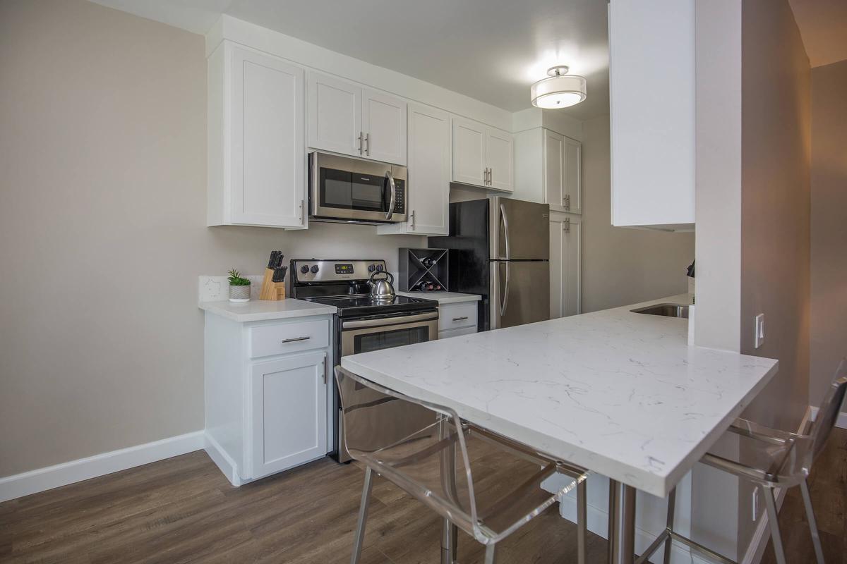 Plenty of kitchen counter space at 720 Louise