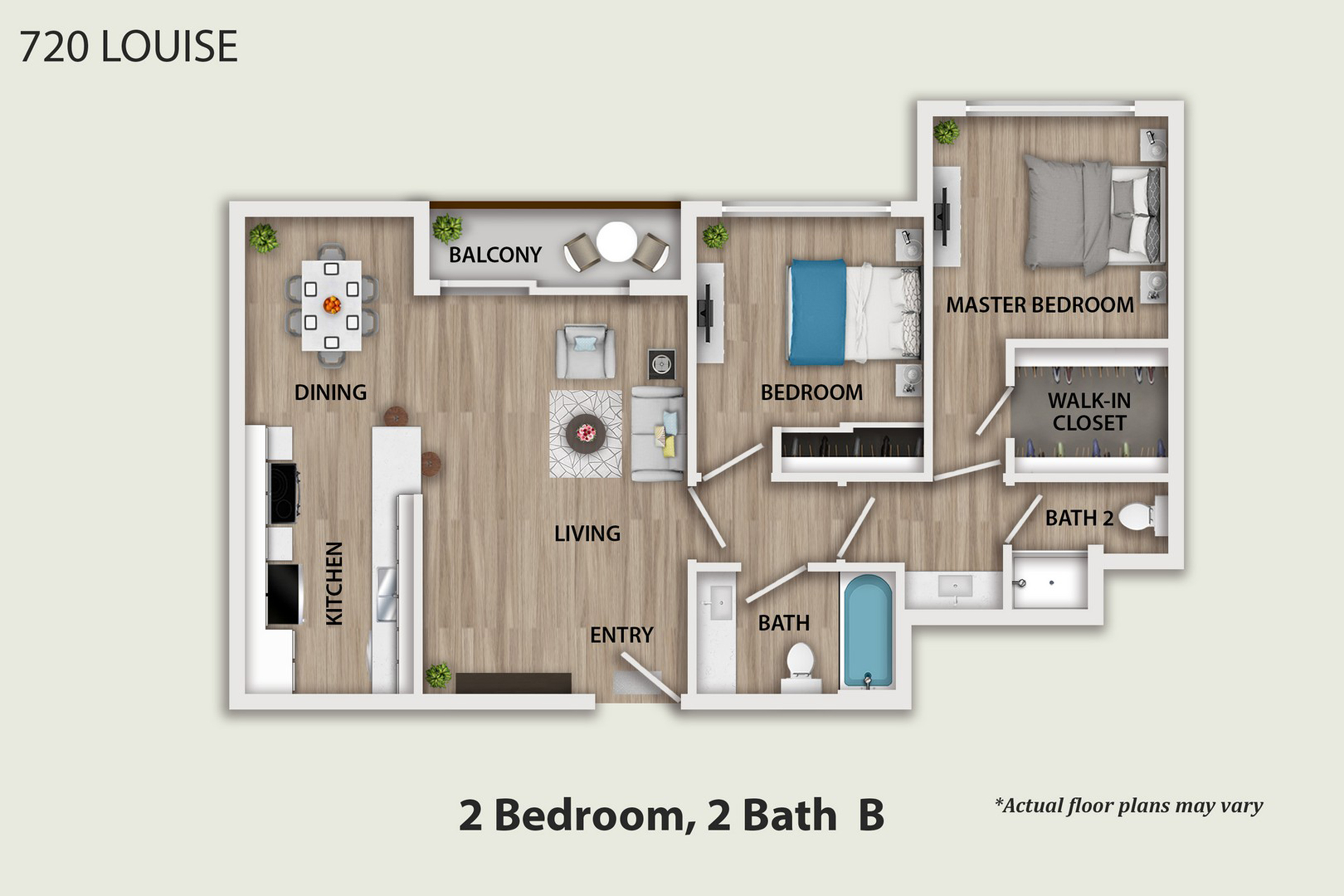 Spacious Two Bedroom Apartments in Glendale CA