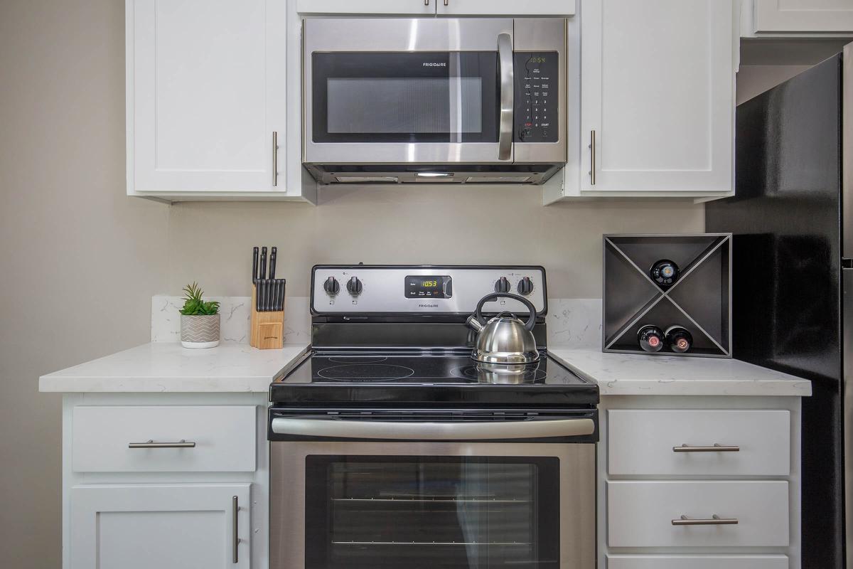 Stainless steel appliances at 720 Louise