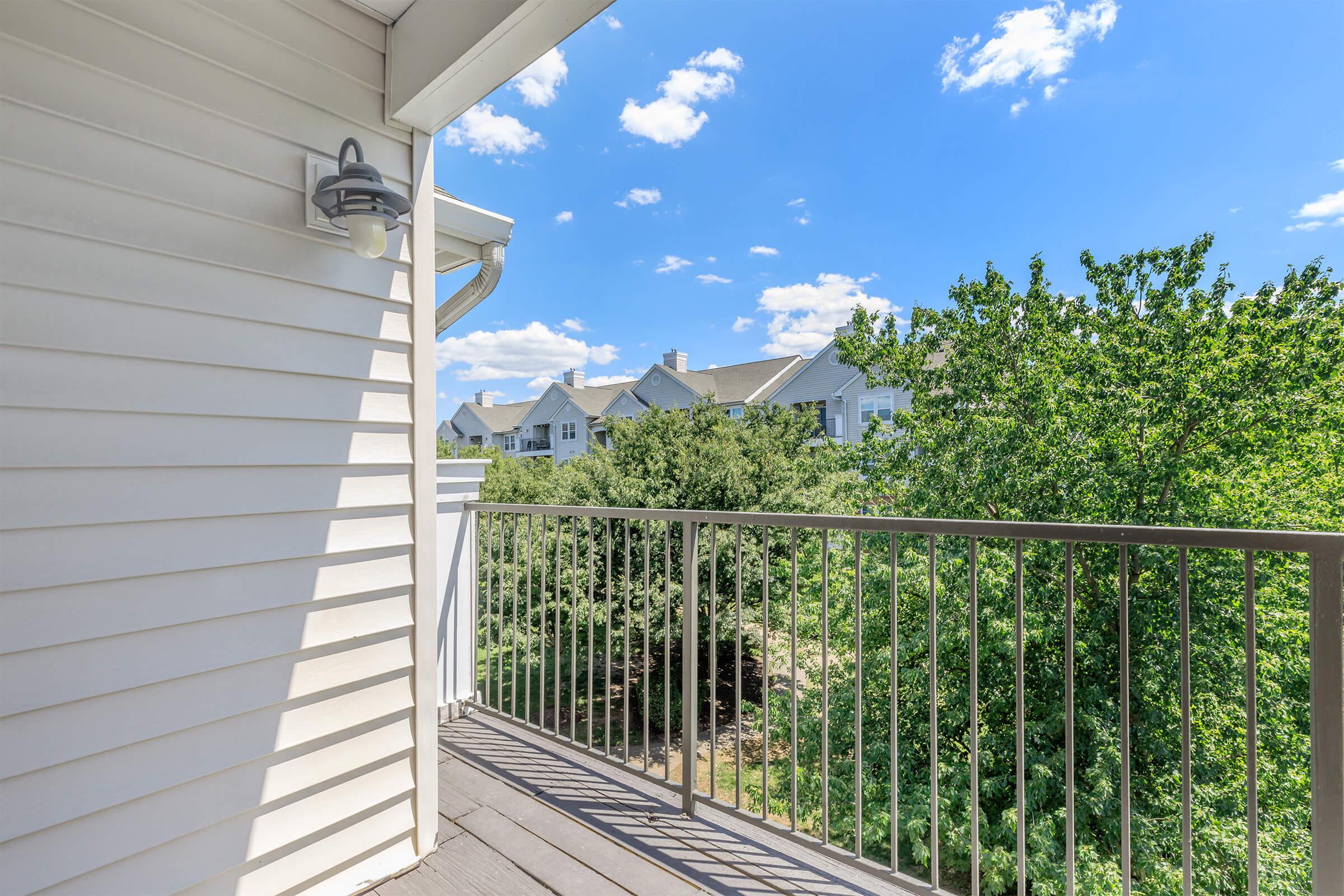 Balcony at The Ridgeleigh at Van Dorn in Alexandria, VA