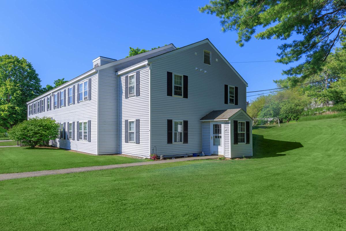 a large lawn in front of a house