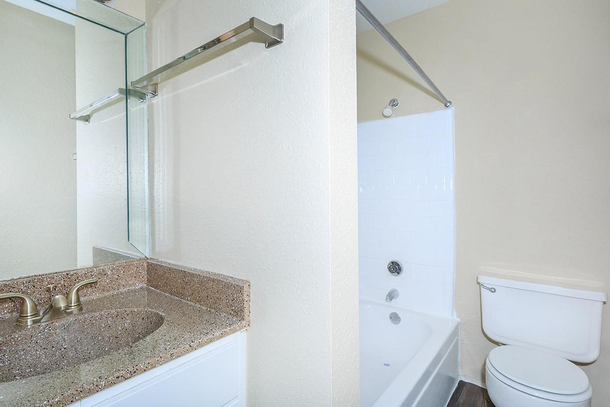 a view of the shower and sink