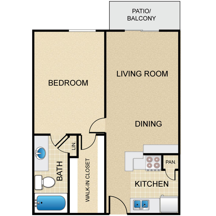 Floor plan image of A1
