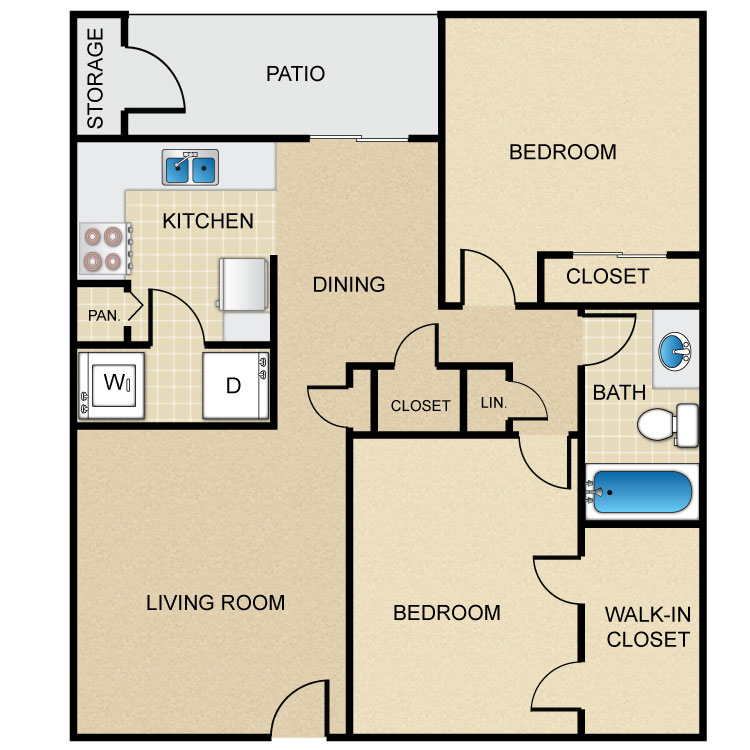 Floor plan image of B2