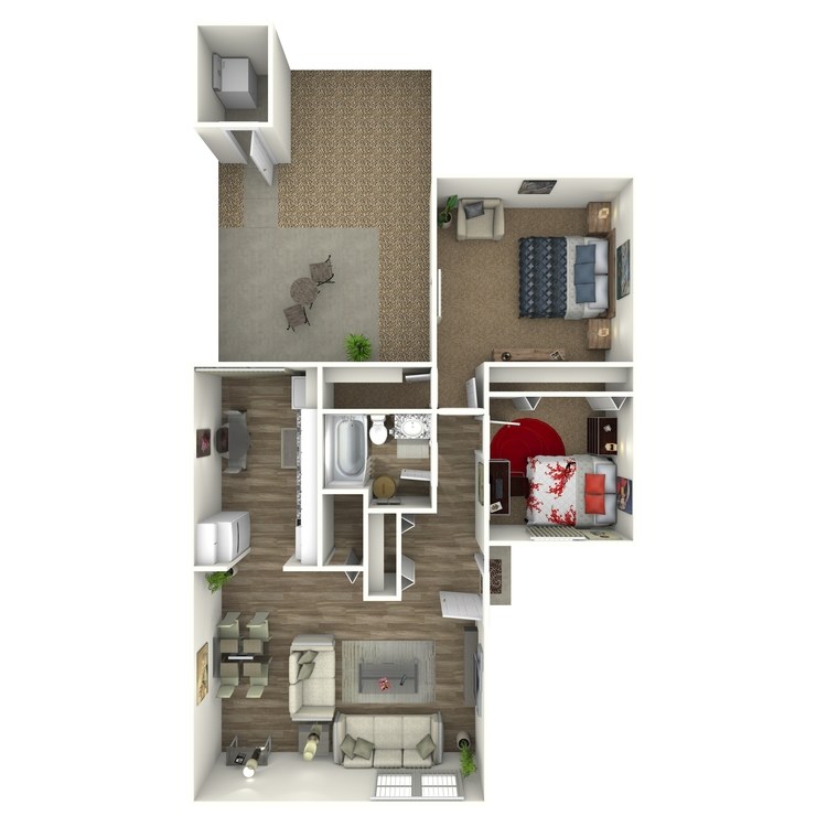 Floor plan image of 2 Bed
