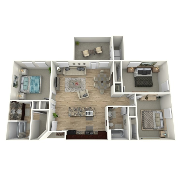 Floor plan image of C1