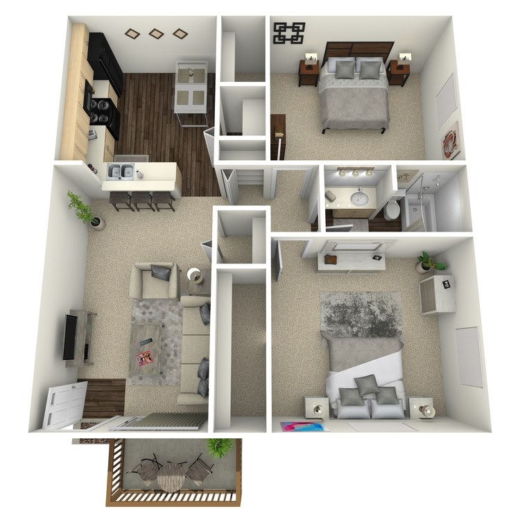 Floor plan image of Oak