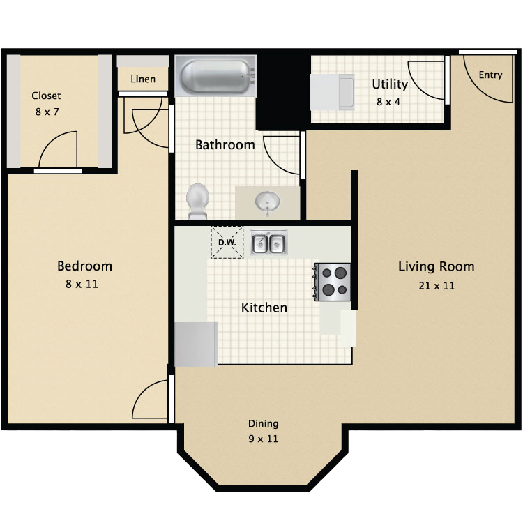 Floor plan image of A1
