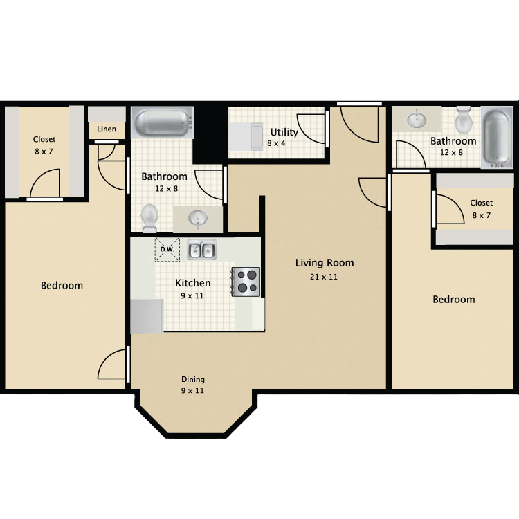 Floor plan image of B1