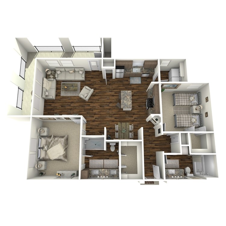 Floor plan image of B4