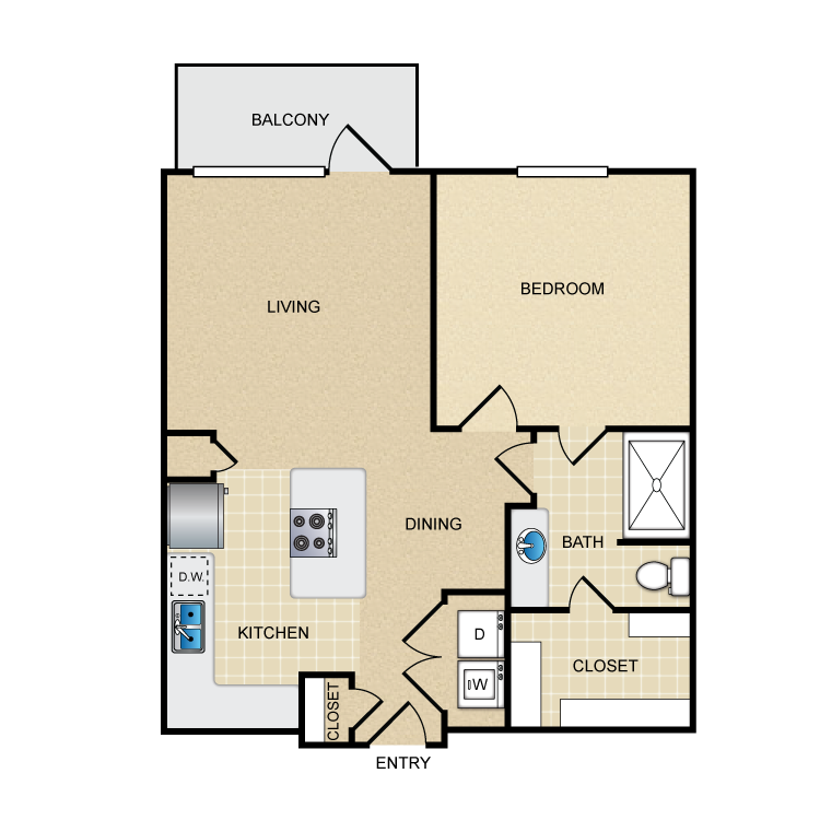 Floor plan image of A1