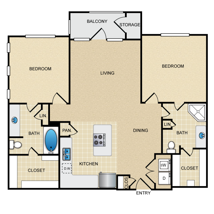 Floor plan image of B1