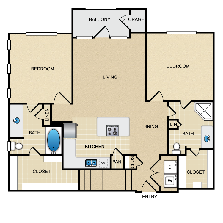 Floor plan image of B1G
