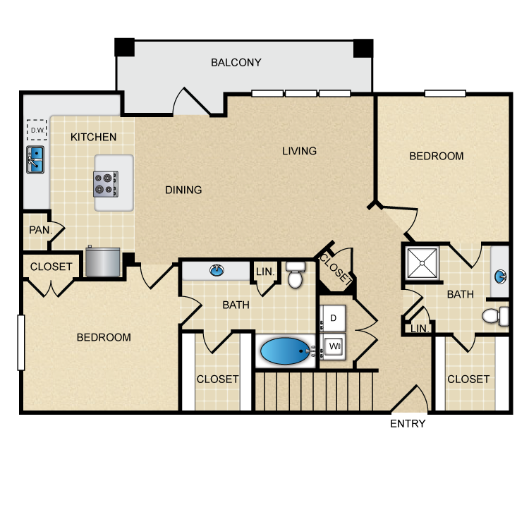 Floor plan image of B2G