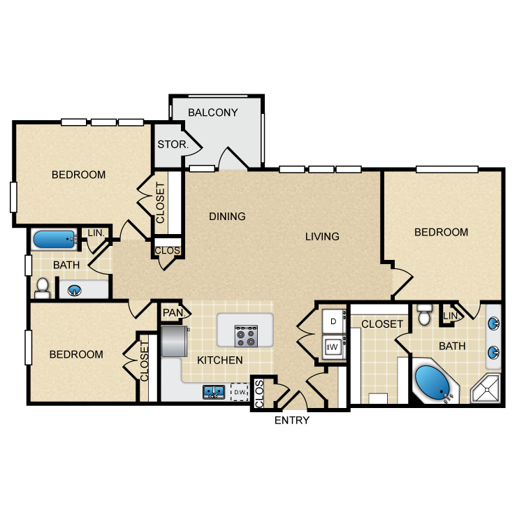 Floor plan image of C1