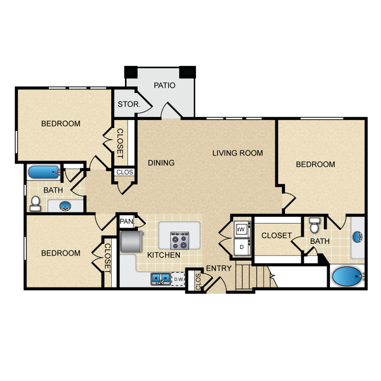 Floor plan image of C1G